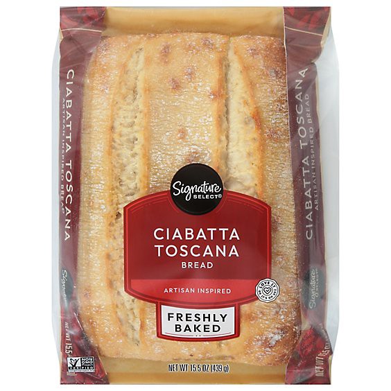 slide 1 of 1, Loaf Ciabatta Toscana, 1 ct