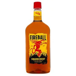 Fireball Hot Cinnamon Blended Whisky 66 Proof In Plastic Bottle - 1.75 Liters