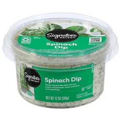 Signature Select/cafe Dip Spinach - 12 Oz