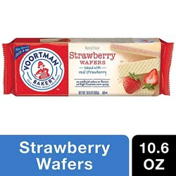 Voortman Bakery Strawberry Wafers - 10.6 Oz