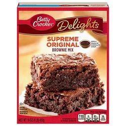 Delights Supreme Brownie Mx Original - 16 Oz