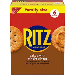 Ritz Whole Wheat Crackers Family Size - 19.3 Oz
