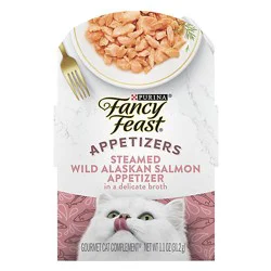 Fancy Feast Cat Food Wet Appetizers Salmon - 1.1 Oz