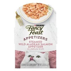 Fancy Feast Cat Food Wet Appetizers Salmon - 1.1 Oz