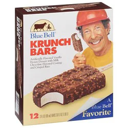 Blue Bell Krunch Bars - 12-2.5 Fl. Oz.
