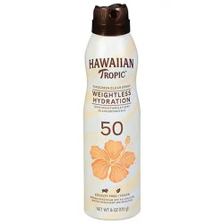 Hawaiian Tropic Silk Hydration Sunscreen Spray Spf 50 - 6 Fl. Oz.