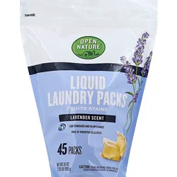 Open Nature Laundry Packs Lavender - 45 Count