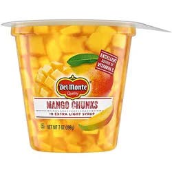 Del Monte Mango Chunks In Extra Light Syrup - 7 Oz
