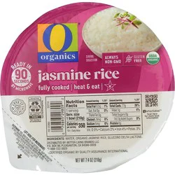 O Organics Rice Bowl Jasmine - 7.4 Oz