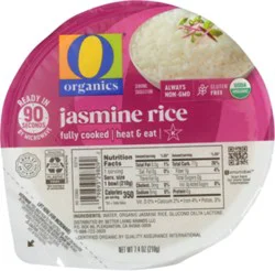 O Organics Rice Bowl Jasmine - 7.4 Oz
