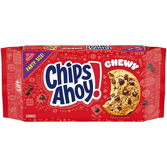 slide 1 of 1, Chips Ahoy! Chewy Chocolate Chip Cookies Party Size - 26 Oz, 26 oz