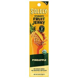 Solely Fruit Jerky Pineapple - .8 Oz