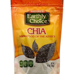 Natures Earthly Choice Seeds Chia Org - 12 Oz