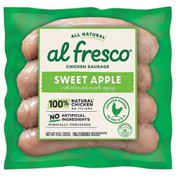 Al Fresco All Natural Sweet Apple Chicken Sausage - 11 Oz