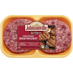 Johnsonville Grillers Bratwurst Patties Original 4 Patties - 16 Oz