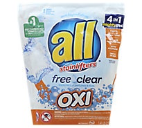slide 1 of 1, All Mightypac Free Clear Oxi, 32 ct