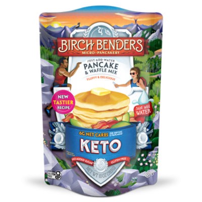 slide 1 of 2, Birch Benders Pancake & Waffle Mix Keto - 10 Oz, 10 oz