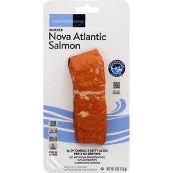 Waterfront Bistro Salmon Nova Atlantic Smoked Hot - 4 Oz