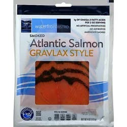 Waterfront Bistro Salmon Gravlax Style Smoked - 4 Oz