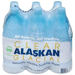 Clear Alaskan Glacial Drinking Water - 6-1 Liter