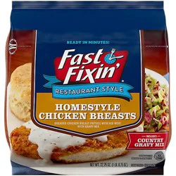 Fast Fixin Homestyle Chicken Breasts With Gravy - 22.75 Oz