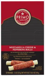 Primo Taglio Roll Mozzarella And Pepperoni - 24-1.5 Oz