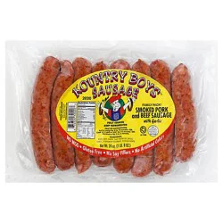 Kountry Boys Smoked Pork And Beef With Garlic - Each