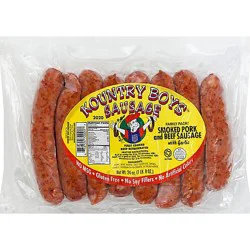 Kountry Boys Smoked Pork And Beef With Garlic - Each