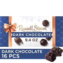 Russell Stover Assorted Dark Chocolate Gift Box - 9.4 Oz