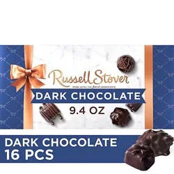 Russell Stover Assorted Dark Chocolate Gift Box - 9.4 Oz