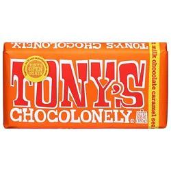 Tonys Cho Bar Choc Mlk Crml Sea Slt - 6.35 Oz