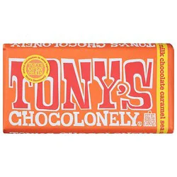 Tonys Cho Bar Choc Mlk Crml Sea Slt - 6.35 Oz
