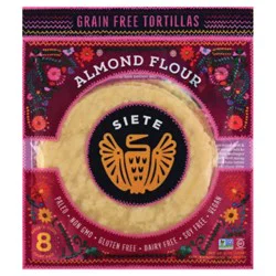 Siete Grain Free Almond Flour Tortillas - 8 Count