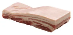 Pork Belly Skin On Frozen - 1 Lb