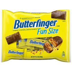 Butterfinger Crispety Crunchety Peanut-Buttery Fun Size Candy Bars Bag - 10.2 Oz
