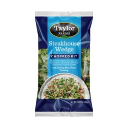 Taylor Farms Steakhouse Wedge Chopped Salad Kit Bag - 12.35 Oz
