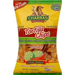 Charras Chili And Lime Tortilla Chips - 12 Oz