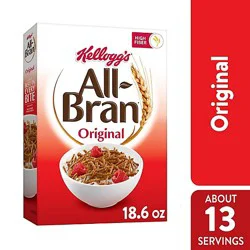 All-Bran Breakfast Cereal 8 Vitamins And Minerals Original - 18.6 Oz
