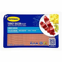 Butterball Lower Sodium Turkey Bacon - 12 Oz