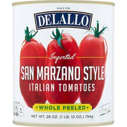 Delallo San Marz Tomatoes Whl - 28 Oz