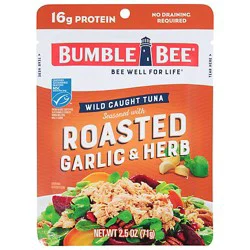 Bumble Bee Light Tuna In Water With Roasted Herb Spoon In Pouch - 2.5 Oz