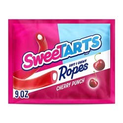Sweetarts Candy Ropes Soft & Chewy Cherry Punch - 9 Oz