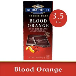 Ghirardelli Intense Dark Blood Orange Sunset Chocolate Bar - 3.5 Oz