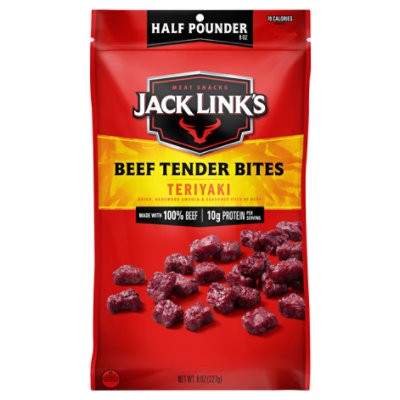 slide 1 of 3, Jl Teriyaki Beef Steak Tender Bites - 8 Oz, 8 oz