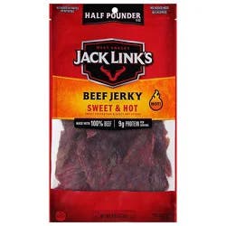 Jack Links Jerky Beef Sweet & Hot Jumbo Bag - 8 Oz