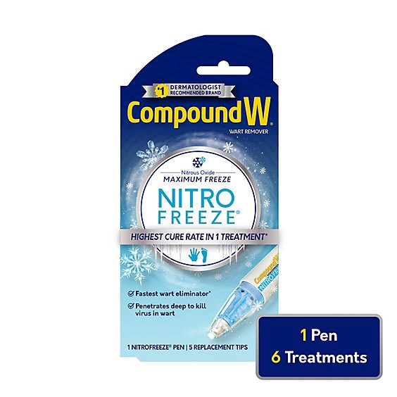 slide 1 of 1, Compound W Nitrofreeze Off - 6 Piece, 6 ct