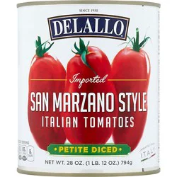 Delallo San Marz Tomatoes Diced - 28 Oz