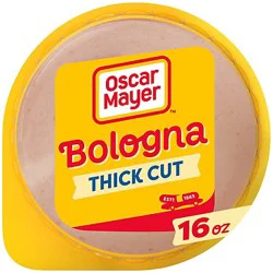 Oscar Mayer Thick Cut Bologna Made With Chicken & Pork Beef Added Sliced Lunch Meat - 16 Oz