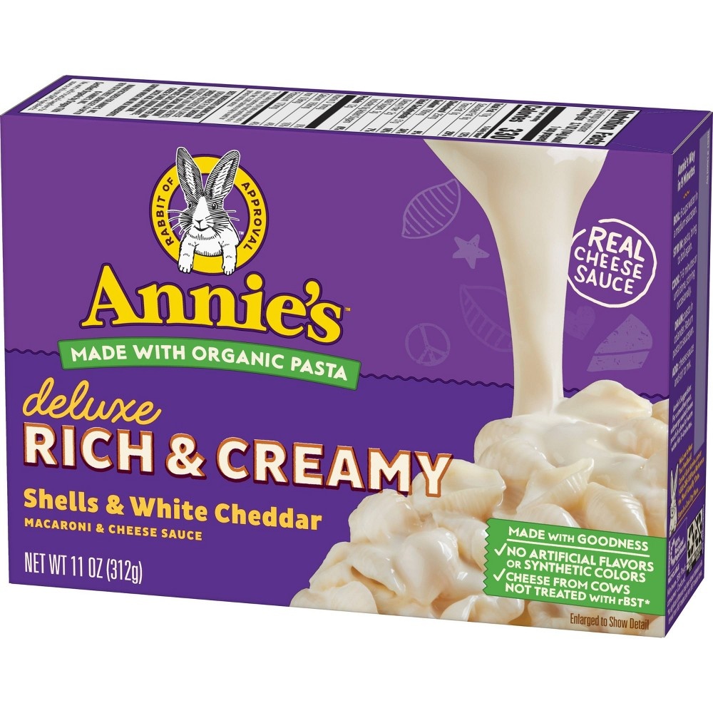 slide 2 of 3, Annie's Deluxe White Cheddar Mac and Cheese - 11oz, 11 oz