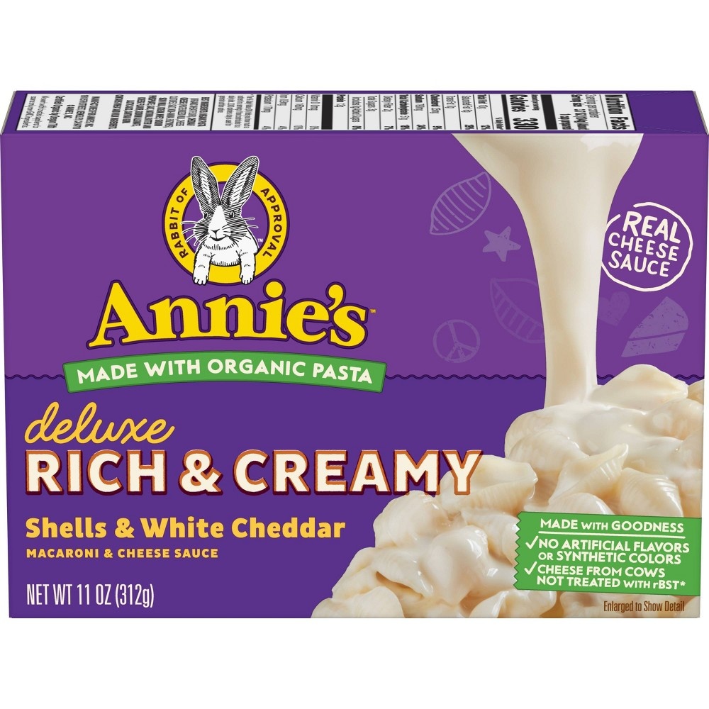 slide 3 of 3, Annie's Deluxe White Cheddar Mac and Cheese - 11oz, 11 oz